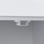 Juego de isla de cocina con extensión plegable y 2 asientos