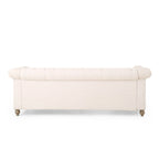 Sofá Chesterfield Saragus con ribete de cabeza de clavo - 85.50 L x 33.25 An. x 28.50 Al.