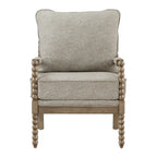 Sillón Fletcher Spindle en tela con acabado Brushed Charcoal