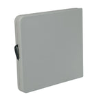 Mesa plegable multiusos de resina de 1,5 m con ruedas