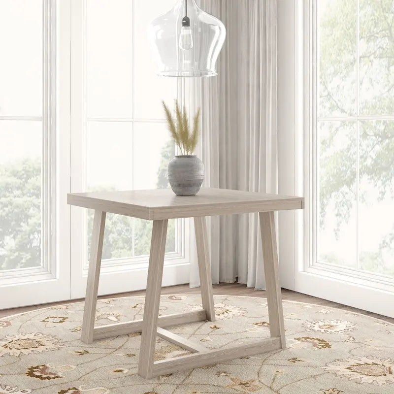 Mesa de comedor clásica de madera maciza de altura de mostrador - 42