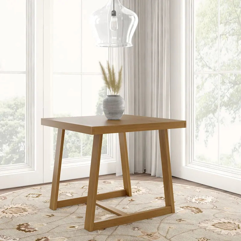 Mesa de comedor clásica de madera maciza de altura de mostrador - 42