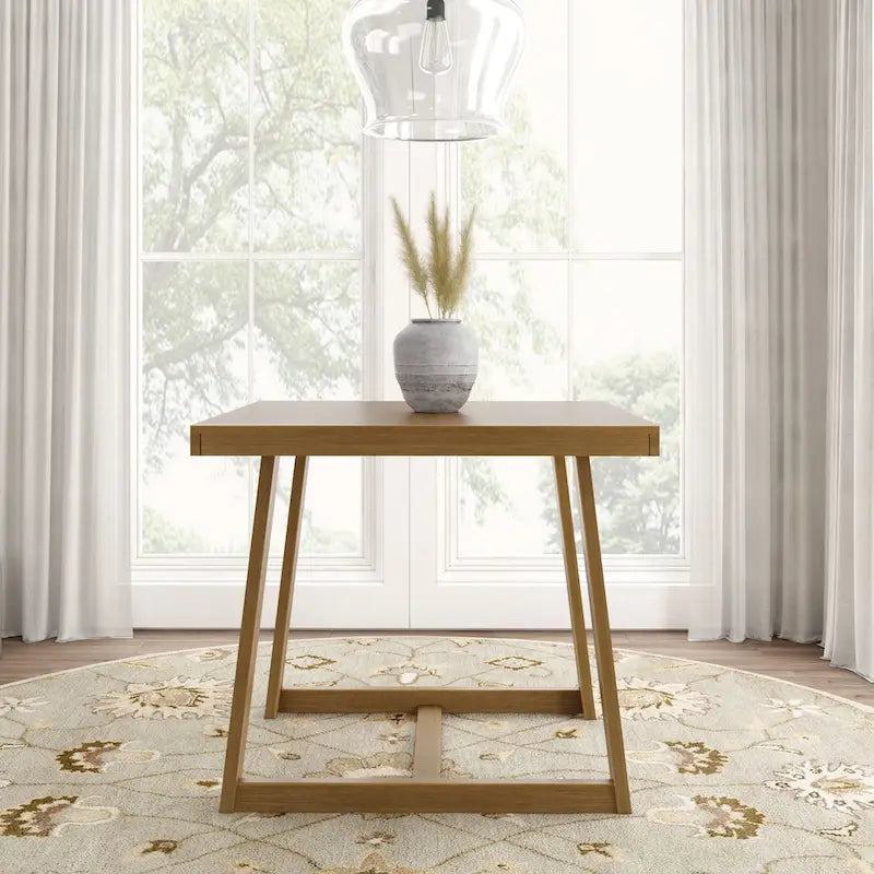 Mesa de comedor clásica de madera maciza de altura de mostrador - 42