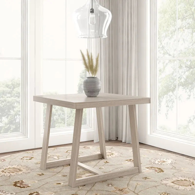 Mesa de comedor clásica de madera maciza de altura de mostrador - 42