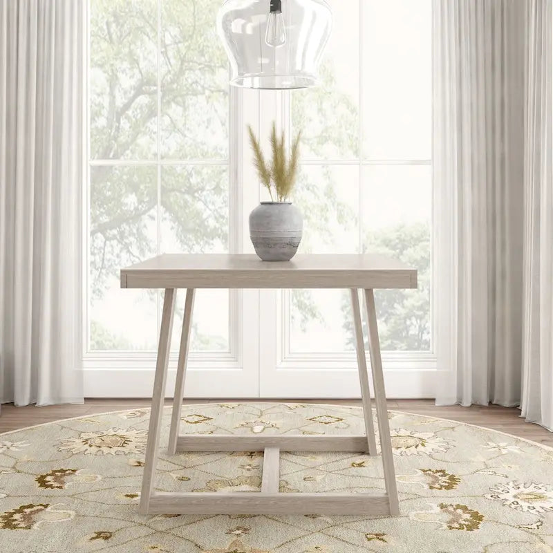 Mesa de comedor clásica de madera maciza de altura de mostrador - 42