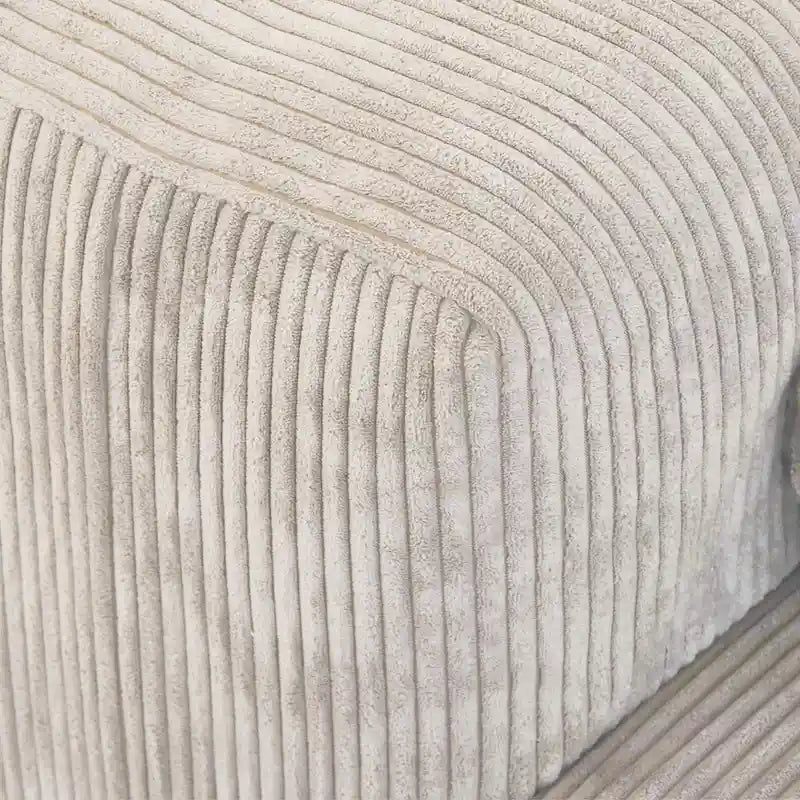 Sofá seccional tapizado en pana en forma de L de 102 pulgadas, sofá moderno minimalista de gran tamaño