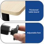 Mesa de conferencias de 6/8 pies con forma de barco y ojal rectangular