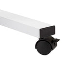 Mesa de Carro para Laptop Móvil Ajustable en Altura con Tapa Sólida