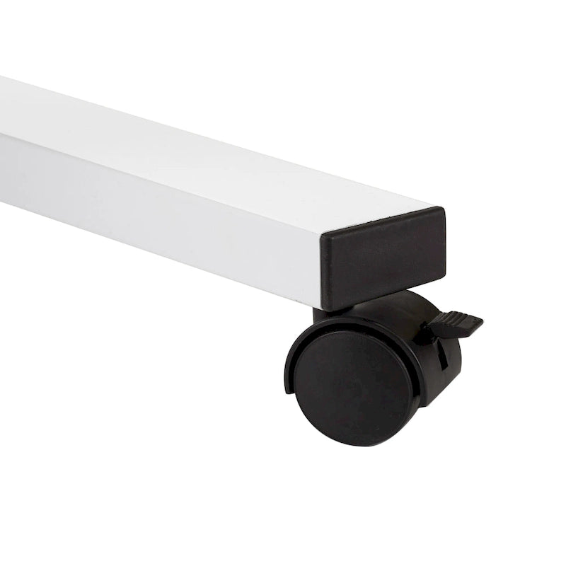 Mesa de Carro para Laptop Móvil Ajustable en Altura con Tapa Sólida