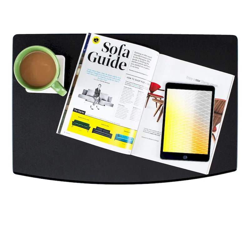 Mesa de Carro para Laptop Móvil Ajustable en Altura con Tapa Sólida