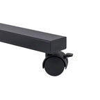 Mesa de Carro para Laptop Móvil Ajustable en Altura con Tapa Sólida