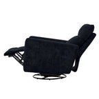 Sillón reclinable giratorio y deslizante eléctrico de 33.5W con cargador USB, juego de 2