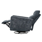 Sillón reclinable giratorio y deslizante eléctrico de 33.5W con cargador USB, juego de 2