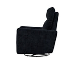 Sillón reclinable giratorio y deslizante eléctrico de 33.5W con cargador USB, juego de 2