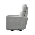 Sillón reclinable giratorio y deslizante eléctrico de 33.5W con cargador USB, juego de 2