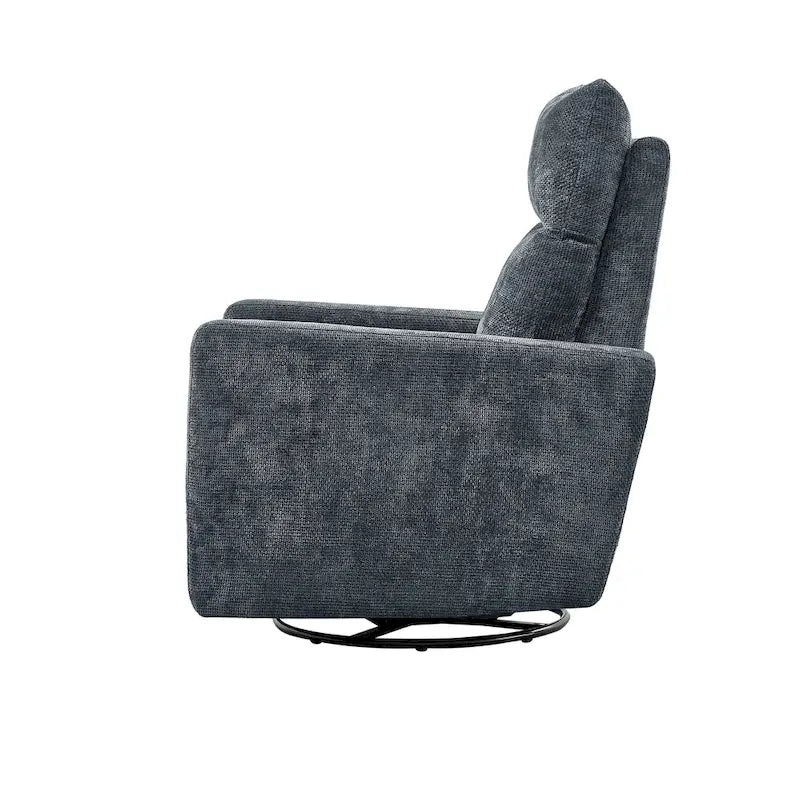 Sillón reclinable giratorio y deslizante eléctrico de 33.5W con cargador USB, juego de 2