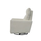 Sillón reclinable giratorio y deslizante eléctrico de 33.5W con cargador USB, juego de 2