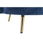 Sofá Tapizado con Patas de Metal Dorado Sofá Biplaza para Sala de Estar, Dormitorio, Apartamento, Dormitorio de Espacio Pequeño