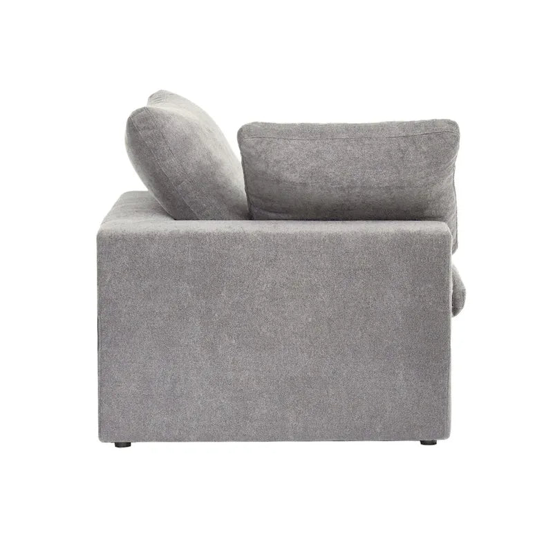 Sofá modular seccional Cloud, sofá de plumas cómodo para sala de estar