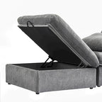 Sofá modular seccional Cloud, sofá de plumas cómodo para sala de estar