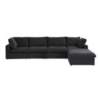 Sofá modular seccional Cloud, sofá de plumas cómodo para sala de estar