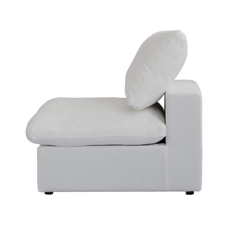 Sofá modular seccional Cloud, sofá de plumas cómodo para sala de estar