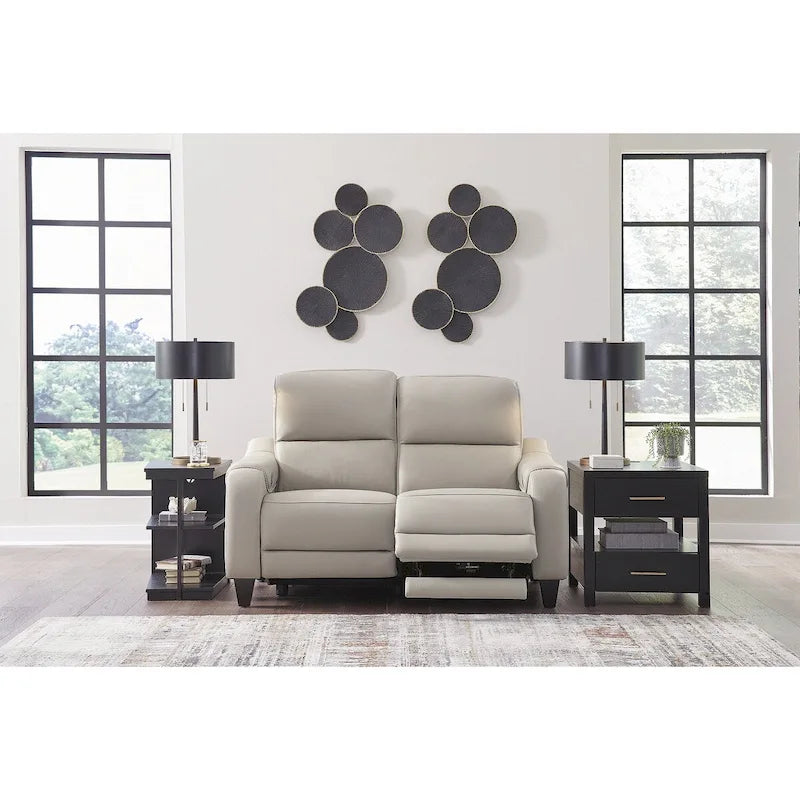 Sofá reclinable eléctrico - 62W x 40D x 42H