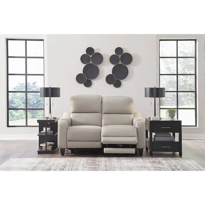 Sofá reclinable eléctrico - 62W x 40D x 42H