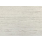 Mesa de centro tipo cóctel Rome de 48 pulgadas, 2 cajones, blanco y marrón, madera maciza
