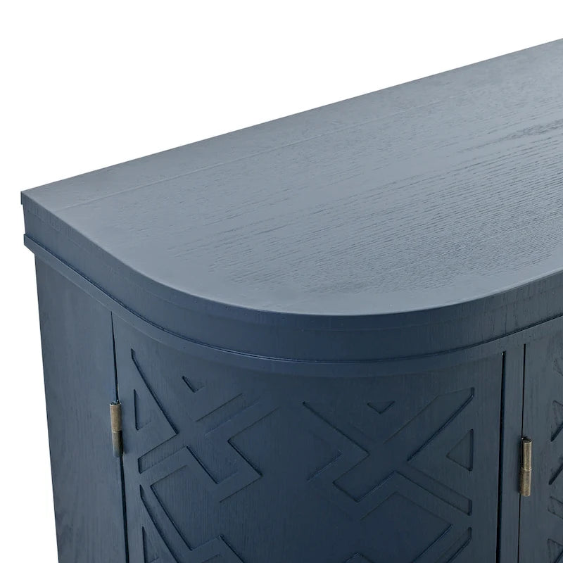 Aparador de madera con acentos y 4 puertas