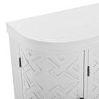 Aparador de madera con acentos y 4 puertas