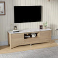 Mueble de TV moderno de 58 pulgadas, centro de entretenimiento, gabinete de TV con almacenamiento - 58 pulgadas