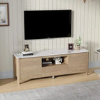 Mueble de TV moderno de 58 pulgadas, centro de entretenimiento, gabinete de TV con almacenamiento - 58 pulgadas