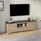 Mueble de TV moderno de 58 pulgadas, centro de entretenimiento, gabinete de TV con almacenamiento - 58 pulgadas