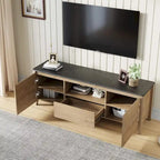 Mueble de TV moderno de 58 pulgadas, centro de entretenimiento, gabinete de TV con almacenamiento - 58 pulgadas