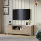 Mueble de TV moderno de 58 pulgadas, centro de entretenimiento, gabinete de TV con almacenamiento - 58 pulgadas