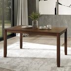 Juego de comedor de madera contemporáneo moderno de 7 piezas