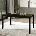 Juego de comedor de madera contemporáneo moderno de 7 piezas