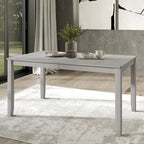 Juego de comedor de madera contemporáneo moderno de 7 piezas